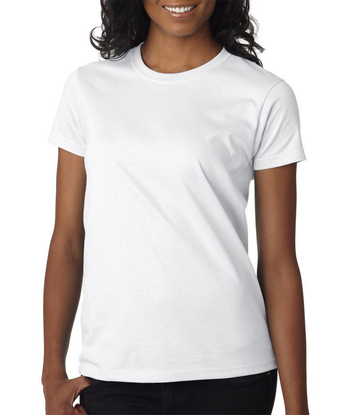 Blank Women's White T-Shirt