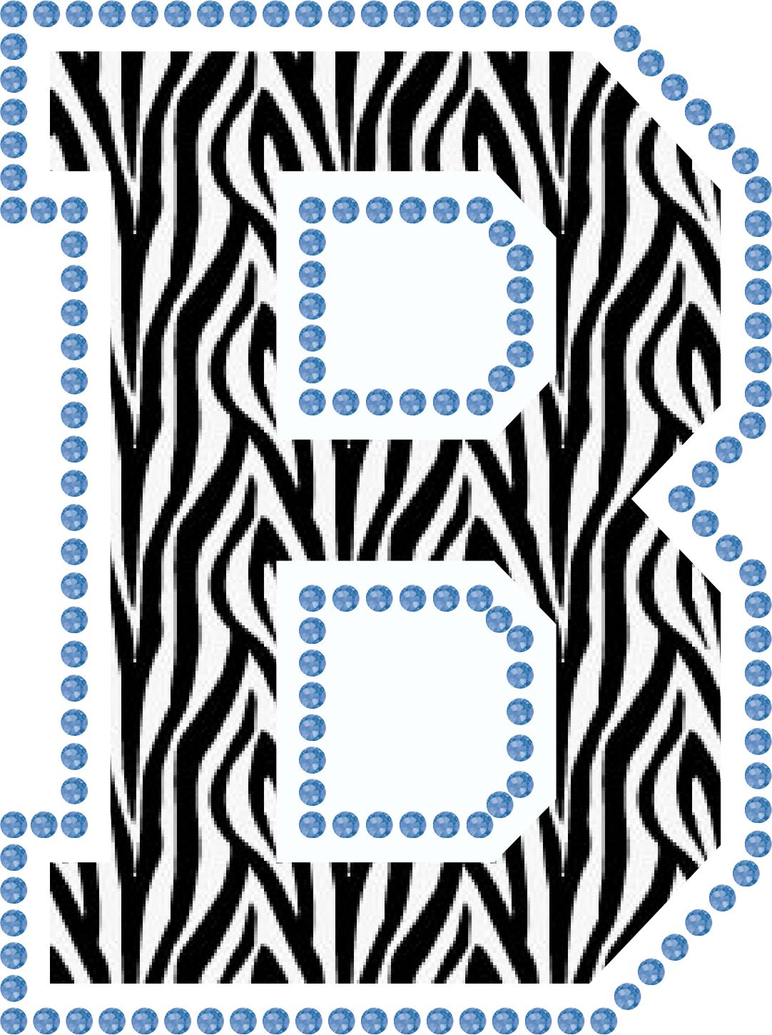 zebra print letter coloring pages - photo #25